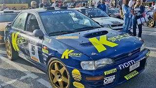 Subaru Impreza 555 group A  L555 SRT Rallylegend 2022 driven by "Lucky" − Pons Fabrizia