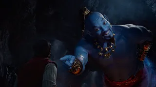 Aladdin Meets Genie First Time Scene - (Hindi) | Aladdin (2019) Movieclip In 4K