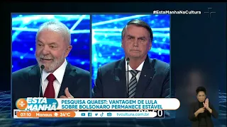 Eleições 2022: Lula mantém 12 pontos de diferença sobre Bolsonaro, aponta Genial/Quaest