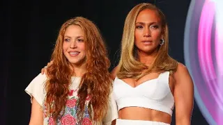 Jennifer Lopez & Shakira - Pepsi Super Bowl LIV Halftime Show Press Conference