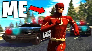 Robbing Banks as The Flash on GTA 5 RP