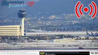 Snow 🌨️ at Athens Airport ❄️ 25/1/2022