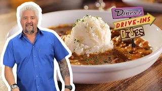 Guy Fieri Eats Gumbo & Étouffée at a L.A. Creole Spot | Diners, Drive-Ins and Dives | Food Network