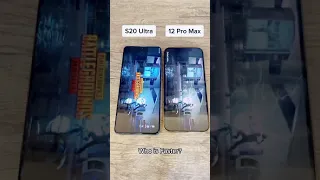 Samsung S20 Ultra Vs IPhone 12 Pro Max | Speed Test Comparison