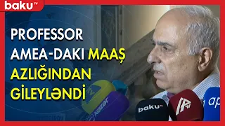 Professor AMEA-dakı maaş azlığından gileyləndi - BAKU TV