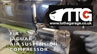 How to fix your Jaguar Air suspension fault. BLU 14