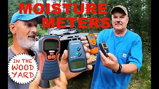 Moisture Testing Firewood with Moisture Meters - #377