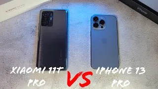 Xiaomi 11T Pro vs iPhone 13 Pro/Pro Max Speed, RAM, Temperature, Geekbench, 3DMark Test!