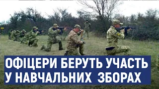 Півтори сотні офіцерів беруть участь у навчальних зборах на військовій базі поблизу Кропивницького