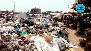 Maggot infested filth engulfs Kaneshie Market as Sanitation Minister, Accra mayor tout clean Accra