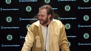 David Pastrnak Speaks After Inking Extension