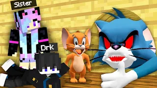 ESCAPE From SCARY TOM and JERRY In Minecraft