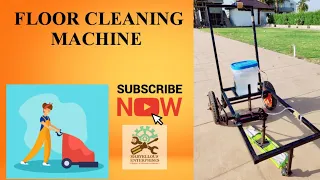 MECHANICAL FLOOR CLEANING MACHINE PROJECT #