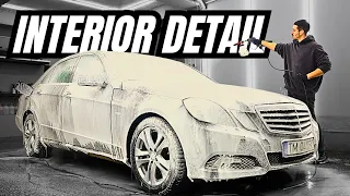 Mercedes E250 Interior Detailing - Car Detailing