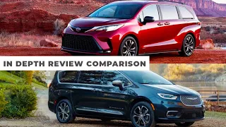 2021 Toyota Sienna vs 2021 Chrysler Pacifica – Family Car Comparison In-Depth Review