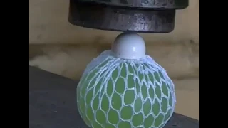 Ultimate Hydraulic Squishy Ball Hydraulic    EXPERIMENT HYDRAULIC PRESS 100 TON vs Anti Stress Balls