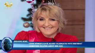 Loose Women's Kaye Adams celebrates 60th birthday  admitting to lying about her age