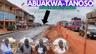 25th August 2023: Latest Update on ABUAKWA - TANOSO Dual Road Project in Kumasi Ghana.