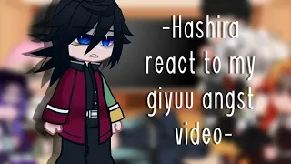 The Hashira react to my Giyuu angst video | KNY