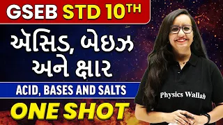 ઍસિડ, બેઇઝ અને ક્ષાર | Acid, Bases and Salts in Gujarati | STD 10th/GSEB