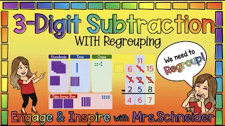 3-Digit Subtraction WITH Regrouping Google Slide Lesson