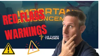 THE FUNDED TRADER RELAUNCH RED FLAGS - Must watch