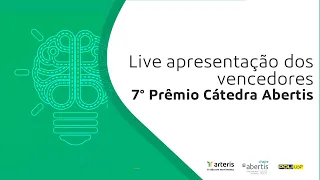 Live apresentação dos vencedores do 7° Prêmio Cátedra Abertis