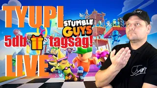 Stumble Guys - Stream VELETEK! + 5db ajándék tagság!