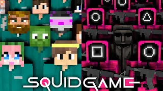 MEJORES MOMENTOS DE SQUID GAME MINECRAFT🤣 #DÍA 3 TODAS LAS MUERTES