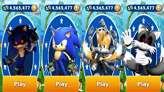 Sonic Dash - Sonic.Exe vs Tails.Exe vs Tails Nine vs Boscage Maze Sonic - All Characters Unlocked