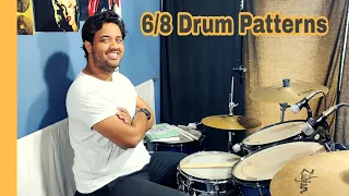 6/8 Drum Patterns (LESSON) By Tarun Donny
