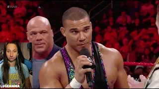 WWE Raw 9/18/17 Jason Jordan sticks up for daddy