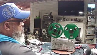 TEAC X-2000R Reel to Reel Demo