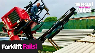 Crazy Forklift Fails 😱 | Whoa! That Was Wild!