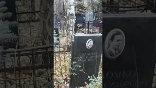 Востряковское кладбище. Могилы советского времени