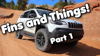 Fins and Things Part 1, Moab, 2019 Jeep Cherokee Trailhawk, 4x4 Offroad