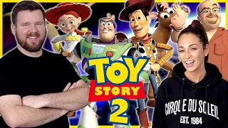 My wife watches TOY STORY 2 for the FIRST time || Movie Reaction