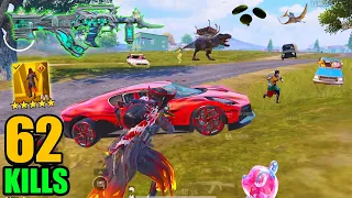 62 KILLS!😈 NEW MODE BEST AGGRESSIVE RUSH GAMEPLAY 🔥SAMSUNG,A7,A8,J2,J3,J4,J5,J6,J7,XS,A3,A4,A5,A6