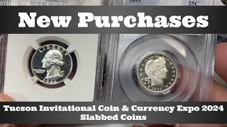 New Purchases - Tucson Invitational Coin Show 2024 - Slabbed Coins