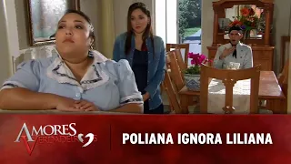 Amores Verdadeiros - Poliana ignora Liliana