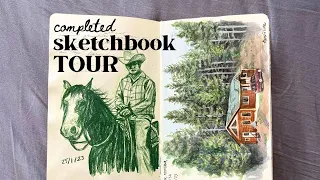 In-Depth Sketchbook Flip-Through | Illustration Student