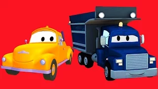 Tom the Tow Truck, Car Patrol, Carl Transform, Troy the Train and all kinds of trucks in Car City