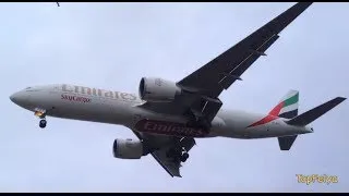 Overhead Landings at Heathrow Airport next to runway 27L