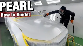 Car Painting: Learn to Spray a Complete White Pearl Paint Job