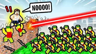 CAN I SURVIVE THE NOOB ARMY in Battlefield Tycoon?