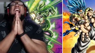 OH YEAH!  NEW LR Broly & LR Gogeta Blue REVEAL Reaction on Dokkan 9th Anniversary!