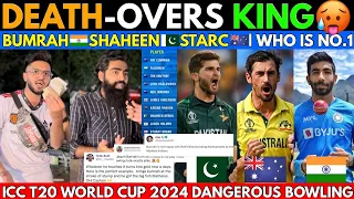 Bumrah vs Shaheen & Starc Comparison | Bumrah King of Depth Overs With Economy 5.87🤯