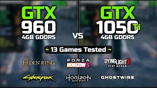 GTX 960 4GB vs GTX 1050 Ti | 13 Games Tested