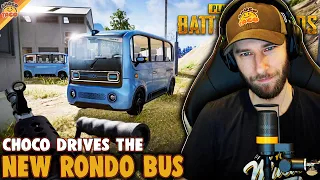 chocoTaco Finally Gets to Drive the New Bus on Rondo ft Reid, Halifax, & Bob - chocoTaco PUBG Squads