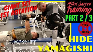 PART 2/3  Giant Set Rotation for CHEST with Hide Yamagishi